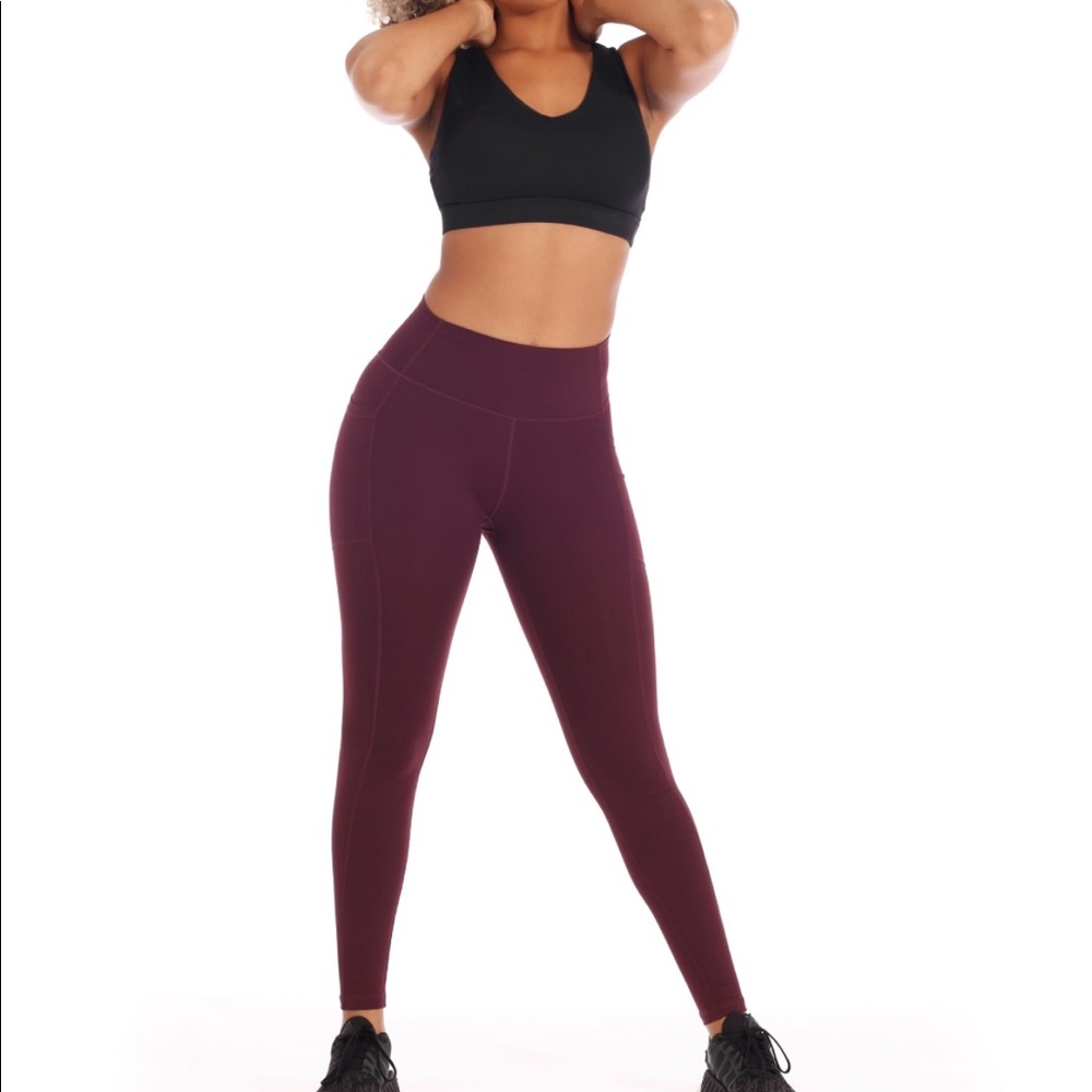 Ethos Co “All Day” leggings in Plum— XS Short